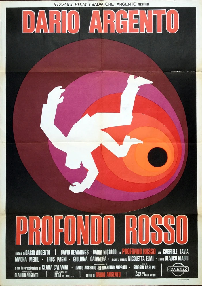 Locandina italiana di Profondo Rosso di Dario Argento