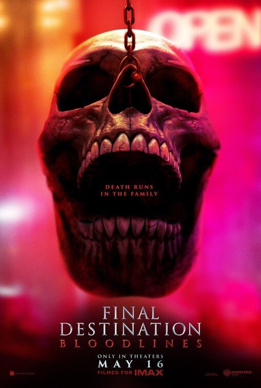 Locandina ufficiale di Final Destination: Bloodlines 2025