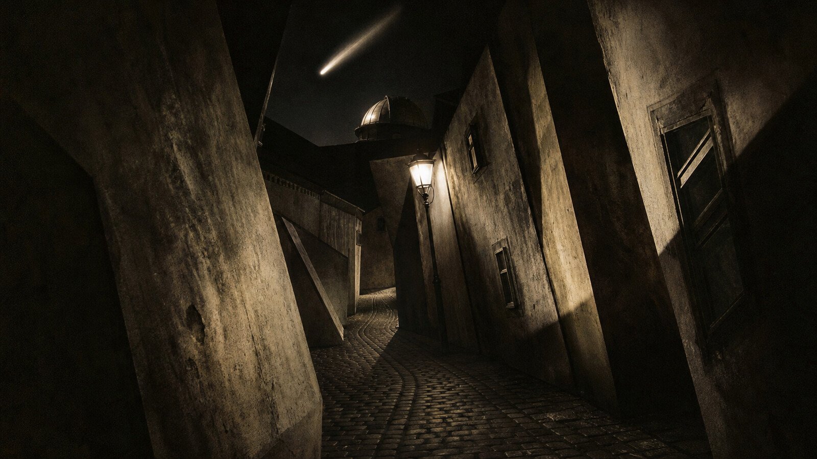 The Cabinet of Dr. Caligari: recensione della città piegata dall'incubo