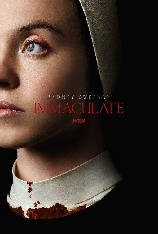 Locandina ufficiale di Immaculate del 2024