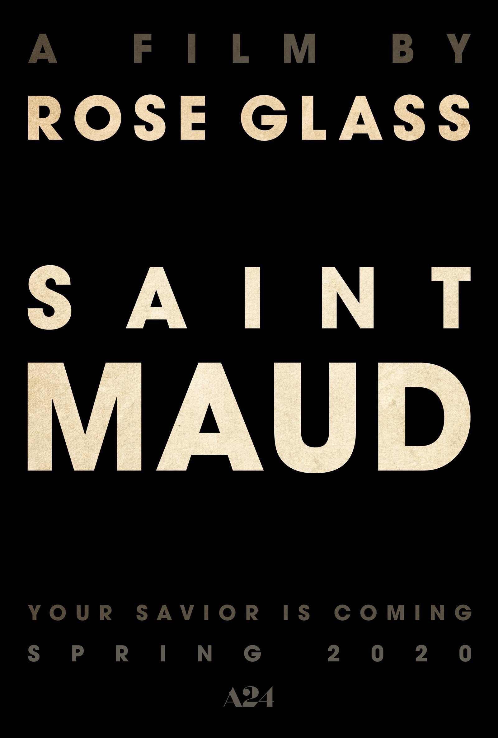 Locandina ufficiale verticale di Saint Maud del 2019