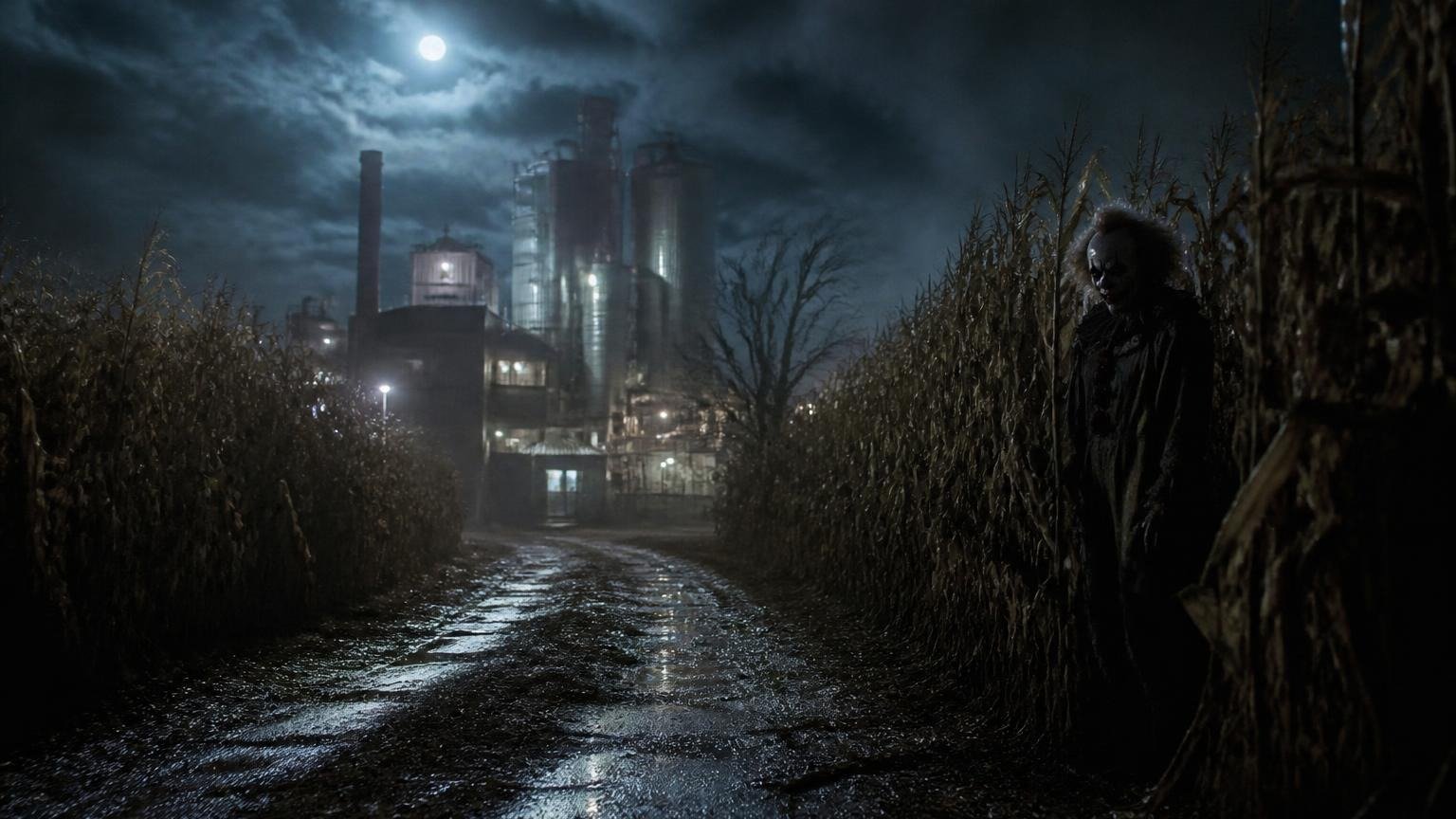 Clown in a Cornfield: recensione della maschera che divide una città
