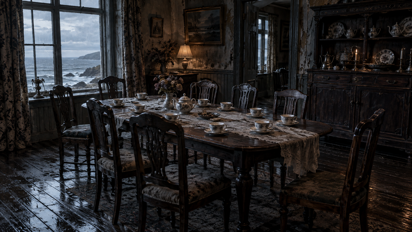 La stanza con dieci tazze e nove ospiti