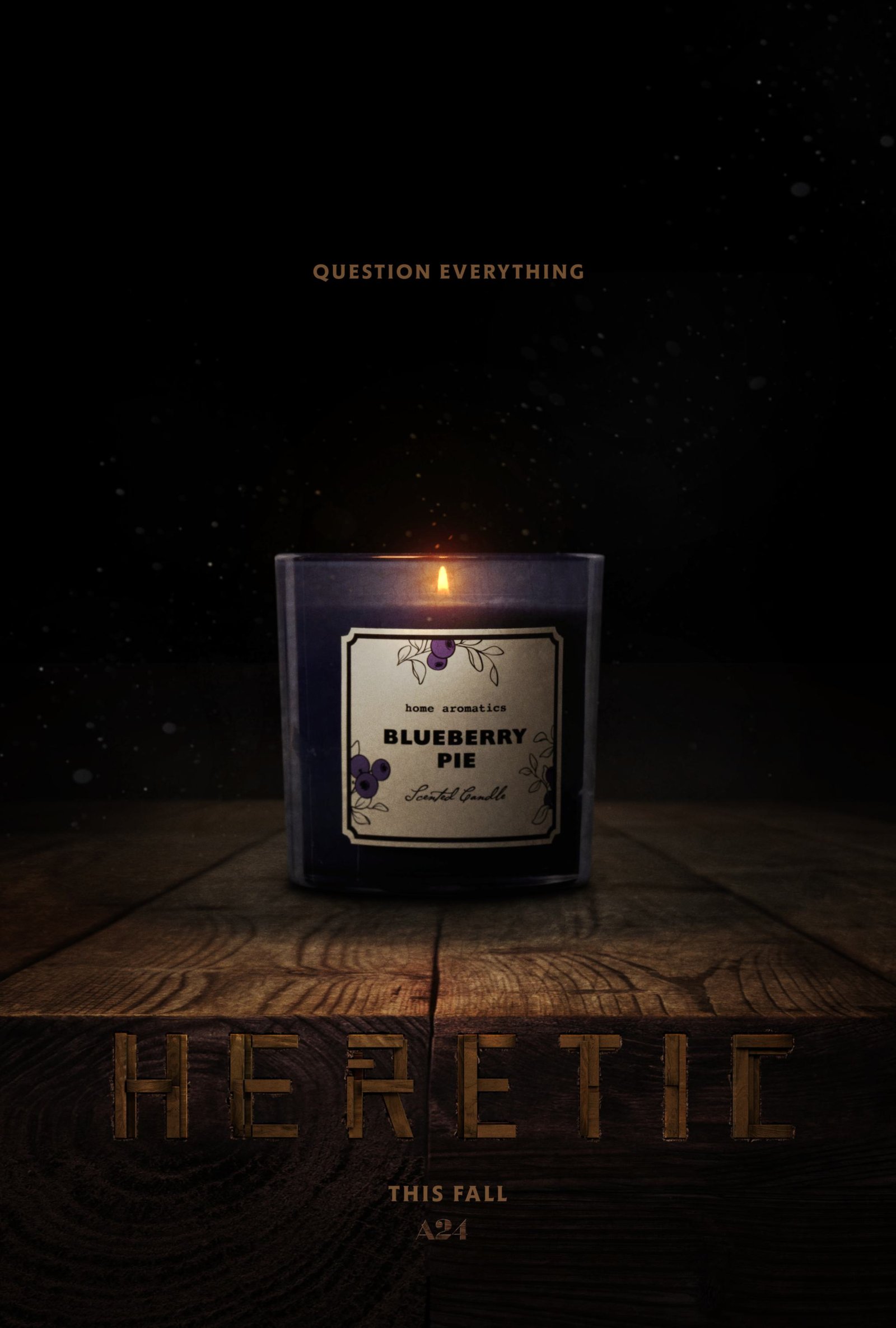 Poster ufficiale di Heretic distribuito da A24.